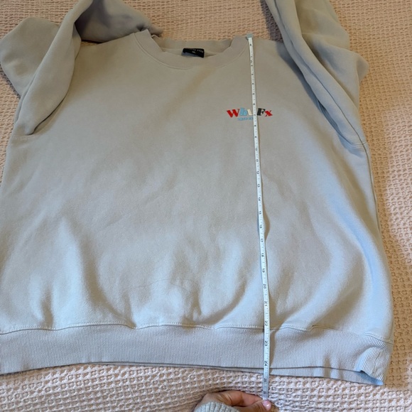 White Fox “Limited Edition Since 2013” Oversized Crewneck Sweatshirt – Beige ML - Picture 8 of 10